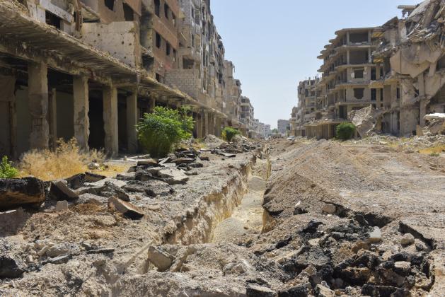  Water system rehabilitation in Daraya, Rural Damascus, Syria