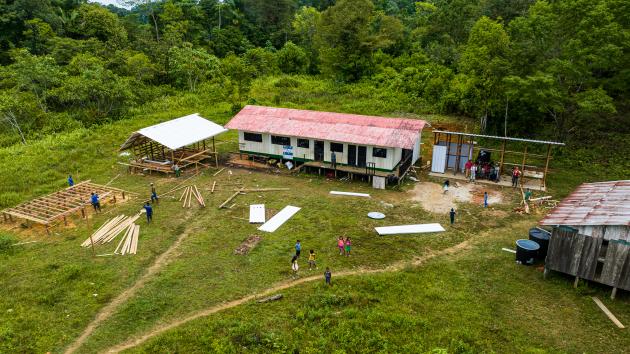  Renovation of damaged school in indigenous community in Antioquia, Colombia